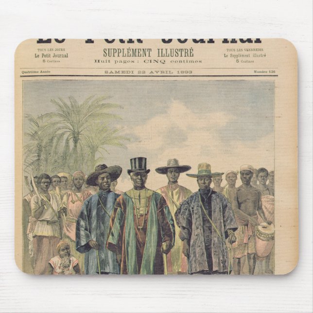 Dahomeans auf den Champions de Mars Mousepad (Vorne)