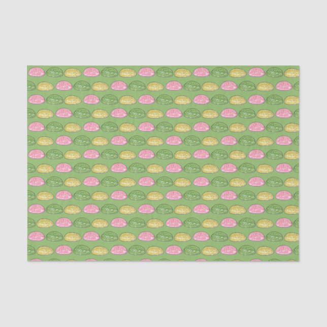 Daifuku Mochi Japanischer Neujahrskuchen Seidenpapier (Vorderseite)