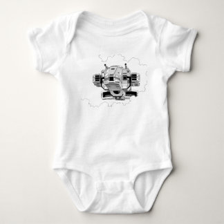 Daileon nuvens baby strampler