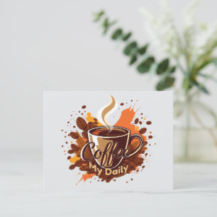 Daily Coffee Ritual Postkarte