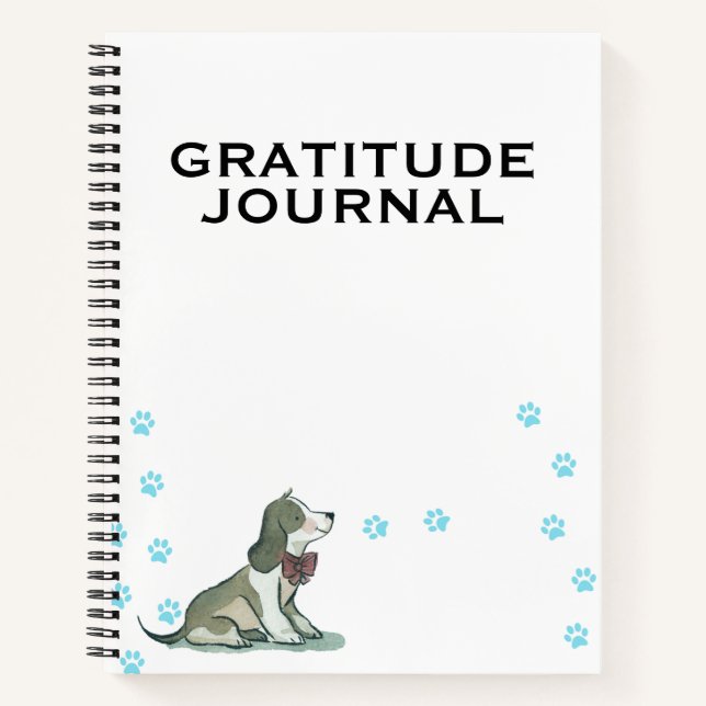 Daily Gratitude Journal | Mindful Reflection  Notizbuch (Vorderseite)