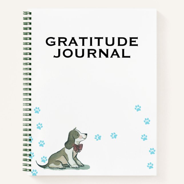 Daily Gratitude Journal | Mindful Reflection  Notizbuch (Vorderseite)