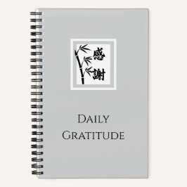 Daily Gratitude Notebook | Bamboo Notizbuch