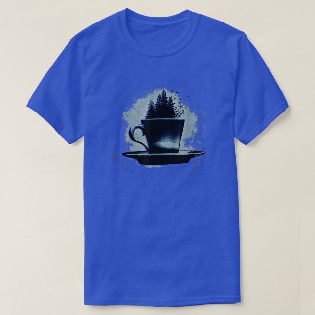 Daily Grind Graphic TeeCoffeeThemed T-Shirt (Design vorne)