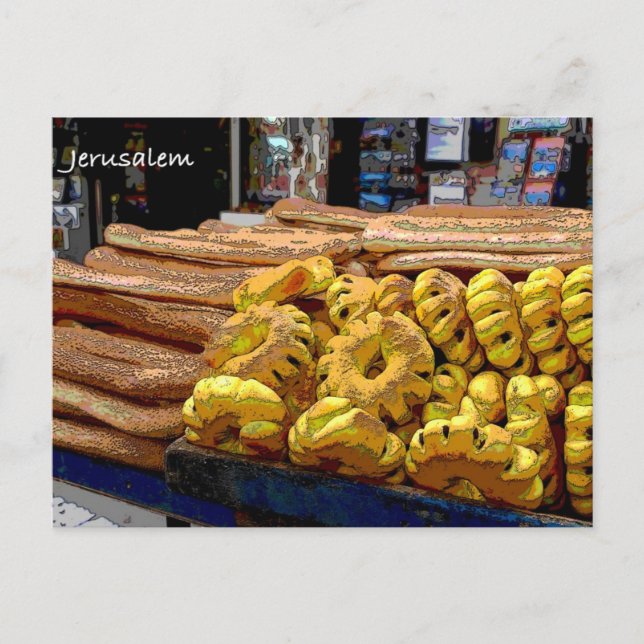 Daily Life in Jerusalem Postkarte (Vorderseite)