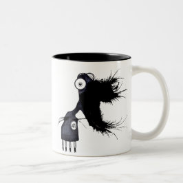 Daily-Monster-41 Zweifarbige Tasse