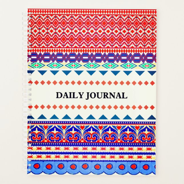 Daily Planner 2026 with pattern Planer (Vorderseite)