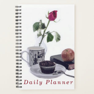 "Daily Planner" Livre de fleur de café Apple Jour