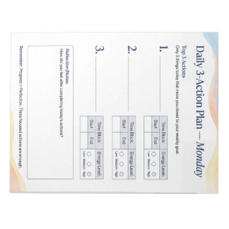 Daily Planner – Smart to do list | Monday Notizblock