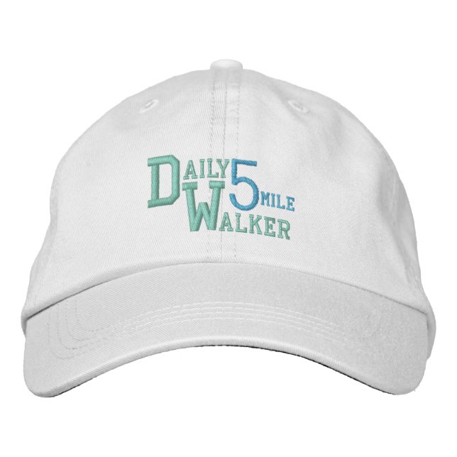 DAILY WALKER BESTICKTE BASEBALLKAPPE (Vorderseite)