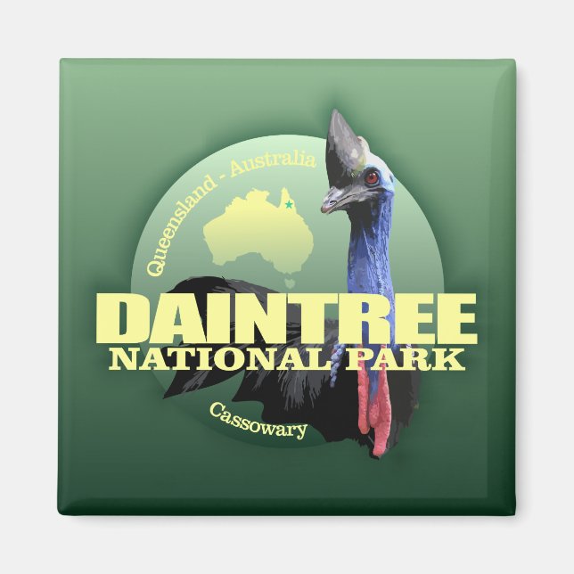 Daintree NP (Cassowary) WT Magnet (Vorne)