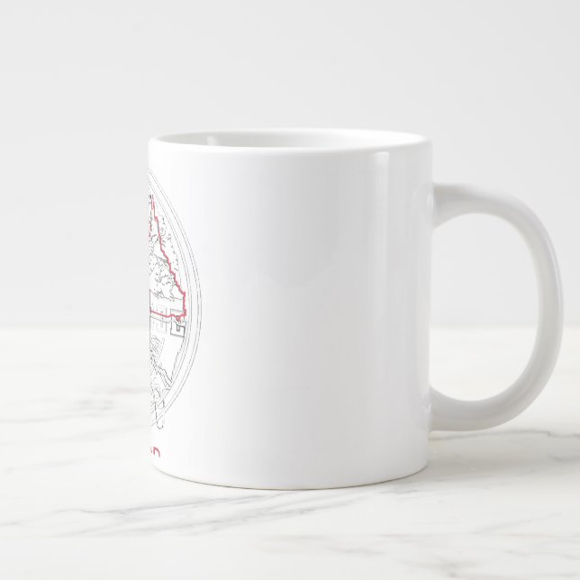 Daintree Rainforest Jumbo-Tasse (Rechts)