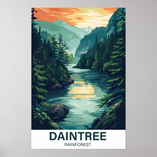 Daintree Rainforest Queensland Poster (Vorne)