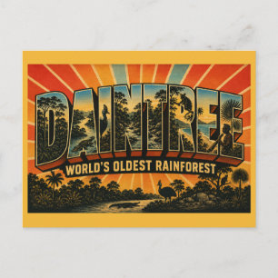Daintree-Regenwald Queensland Ältester Tropischer Postkarte