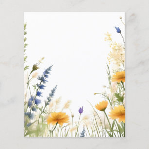 Dainty Beauty: wilde Wildblume und Gräser,