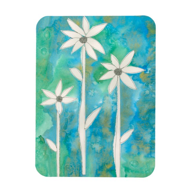 Dainty Daisies I Magnet (Vertikal)