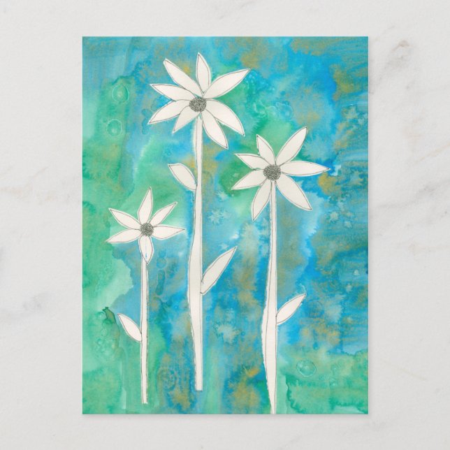 Dainty Daisies I Postkarte (Vorderseite)