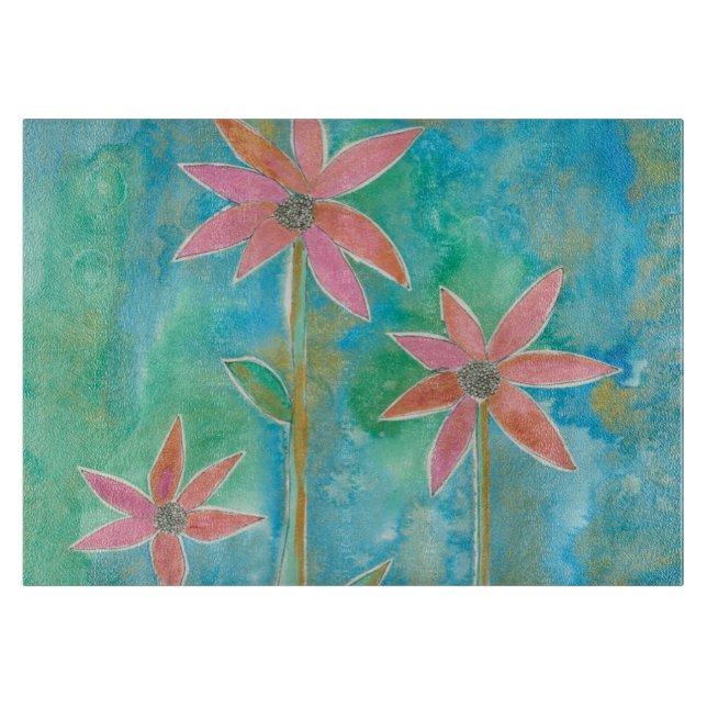 Dainty Daisies III Schneidebrett (Vorderseite)