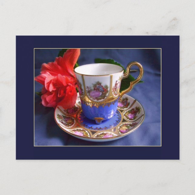 Dainty Demitasse Postkarte (Vorderseite)