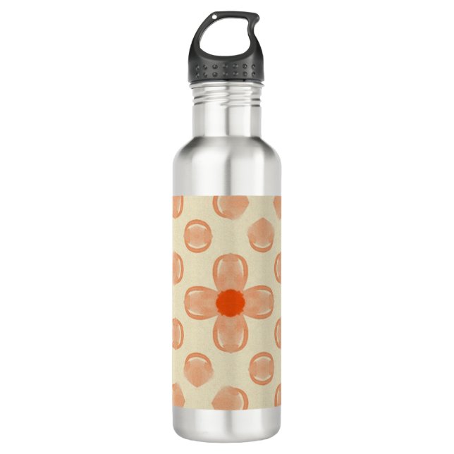 Dainty Dot Florals Edelstahlflasche (Vorderseite)