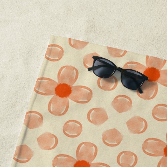 Dainty Dot Florals Strandtuch (Beispiel)