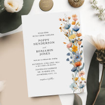 Dainty Floral Wildblume Wedding