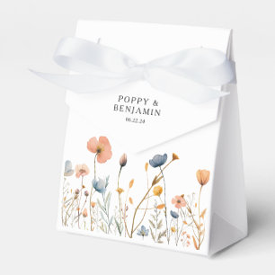 Dainty Floral Wildblume Wedding Geschenkschachtel