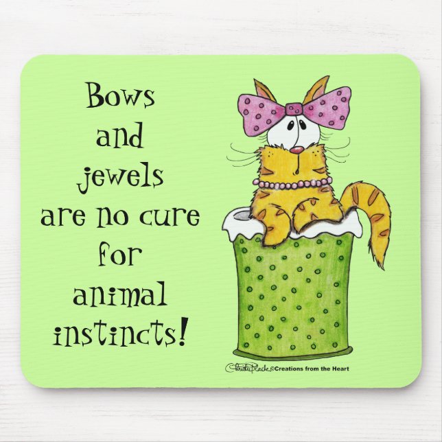 Dainty Garbage Kitty Mousepad (Vorne)