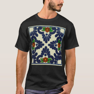 Dainty Red Blume rustikale handgemalte mexican dec T-Shirt