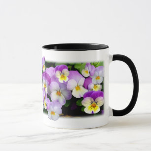 Dainty Violas ~ Ringer Tasse