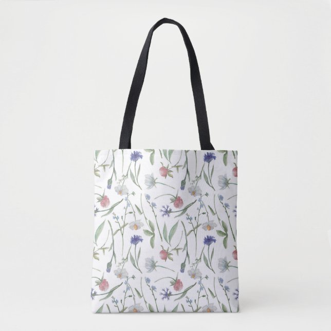 Dainty Wild Blume Tasche (Vorderseite)