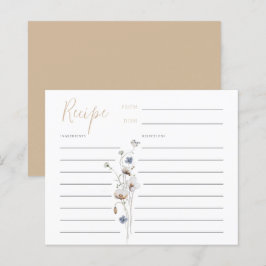 Dainty Wildblume Soft Tan Rezept Card
