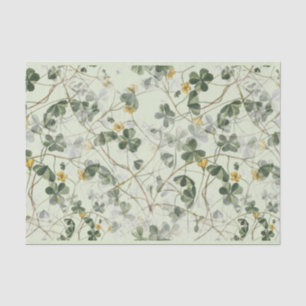 Dainty Woodland Yellow Wildblume Oxalis Floral Seidenpapier