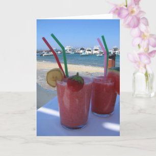 Daiquiris aux fraises à Mykonos - carte