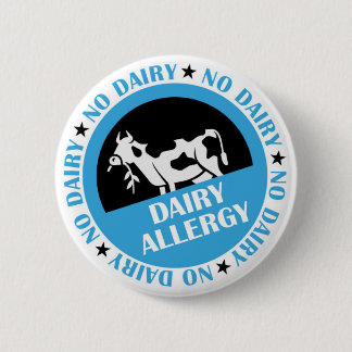 Dairy Allergy Abzeichen Button
