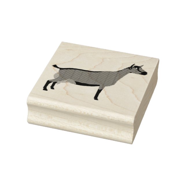 Dairy Goat Doe Gummistempel (Stempel)