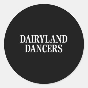 Dairyland Dancers Country Line Tanz Madison Wis Runder Aufkleber