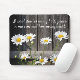 Daisien in meinem Haar-Maus-Pad Mousepad