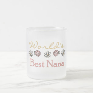 Daisies and Rose Weltbeste Nana Tshirts Mattglastasse