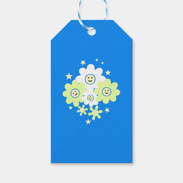Daisies and Stars Geschenkanhänger (Vorderseite)