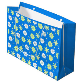 Daisies and Stars Große Geschenktüte