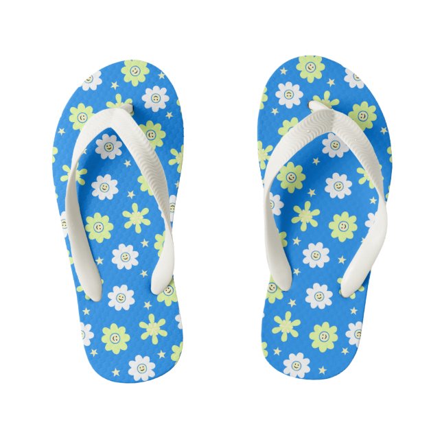 Daisies and Stars Kinderbadesandalen (Fußbett)