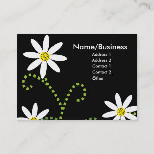 Daisies Chubby Business Card Visitenkarte