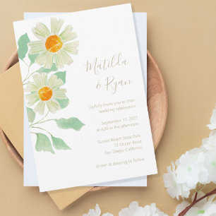 Daisies Einladung zur Hochzeit