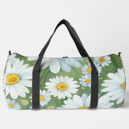 Daisies Floral Pattern Duffle Bag