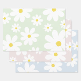 Daisies Geschenkpapier Set