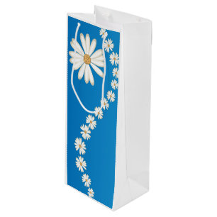 Daisies Gift Bag Geschenktüte Für Weinflaschen