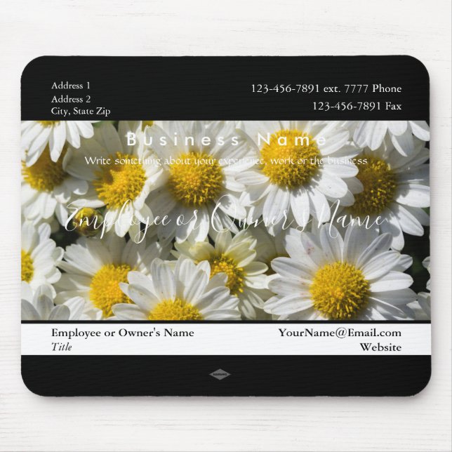 Daisies Gift Promo Mousepad HAMbyWG (Vorne)