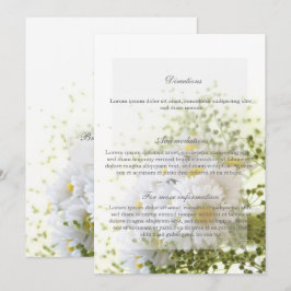 Daisies in Liebe bearbeitbar Wedding Bouquet Richt Einladung