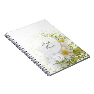Daisies in Liebe - Essbares Gästebuch für Hochzeit Notizblock